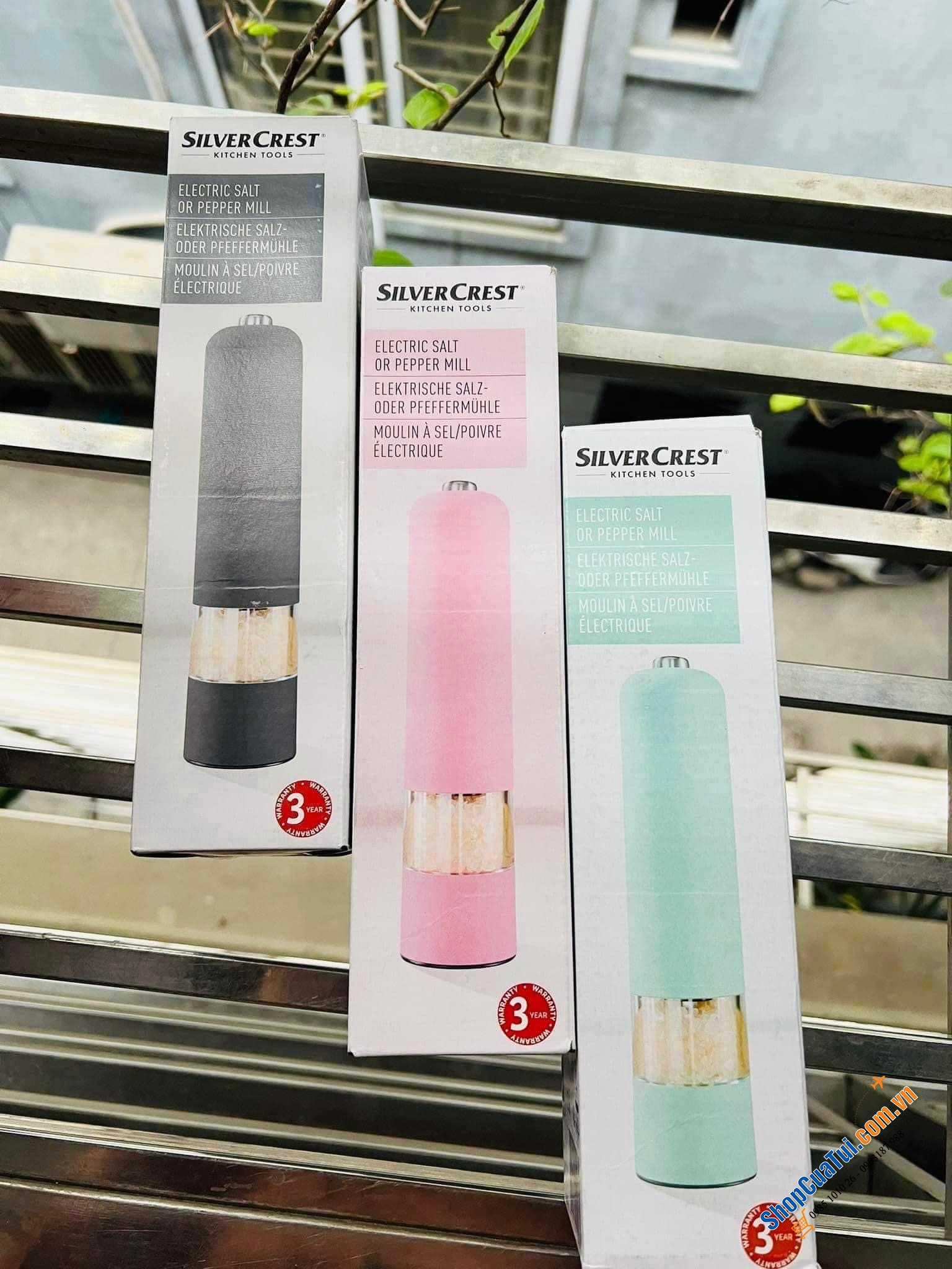 MÁY XAY TIÊU - MUỐI - HẠT  SILVERCREST.