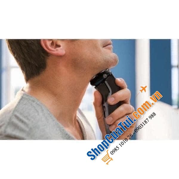 Máy cạo râu không dây (sạc điện) dành cho nam Philips S3133/51 Series 3000 đời mới, hiện đại (cạo ướt, cạo khô).