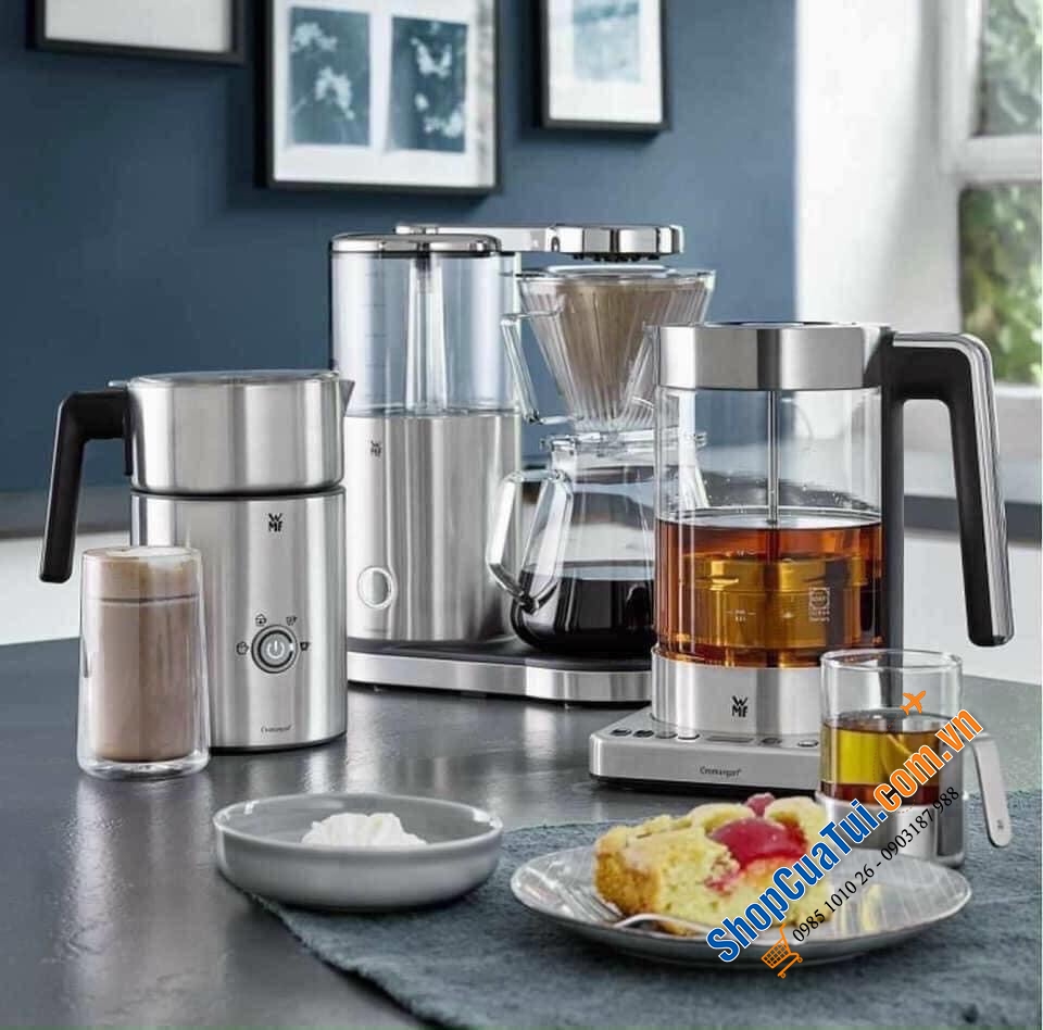 WMF LONO Tee- und Wasserkocher 2in1 loại to 1,7 lít - Ấm pha trà và đun siêu tốc dành cho những người yêu trà, công suất mạnh mẽ 3000w