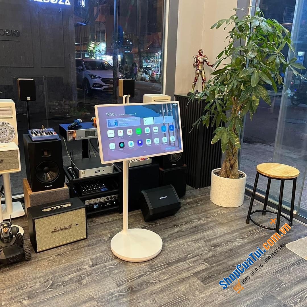 LG STAND BY ME -  MỘT CHIẾC TIVI THỰC SỰ KHÁC BIỆT: Màn hình 27inch cảm ứng,có thể xoay 180 độ, không dây, kết nối Bluetooth, USB, HDMI, laptop, máy chơi game, share màn hình điện thoại ...
