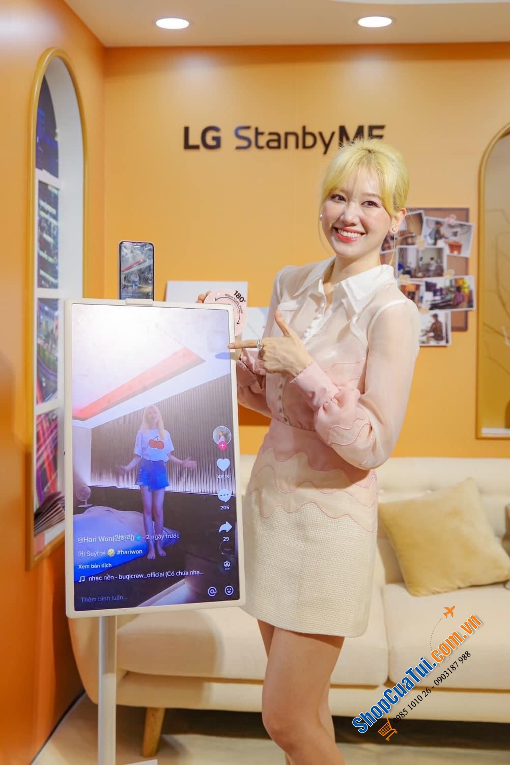 LG STAND BY ME -  MỘT CHIẾC TIVI THỰC SỰ KHÁC BIỆT: Màn hình 27inch cảm ứng,có thể xoay 180 độ, không dây, kết nối Bluetooth, USB, HDMI, laptop, máy chơi game, share màn hình điện thoại ...
