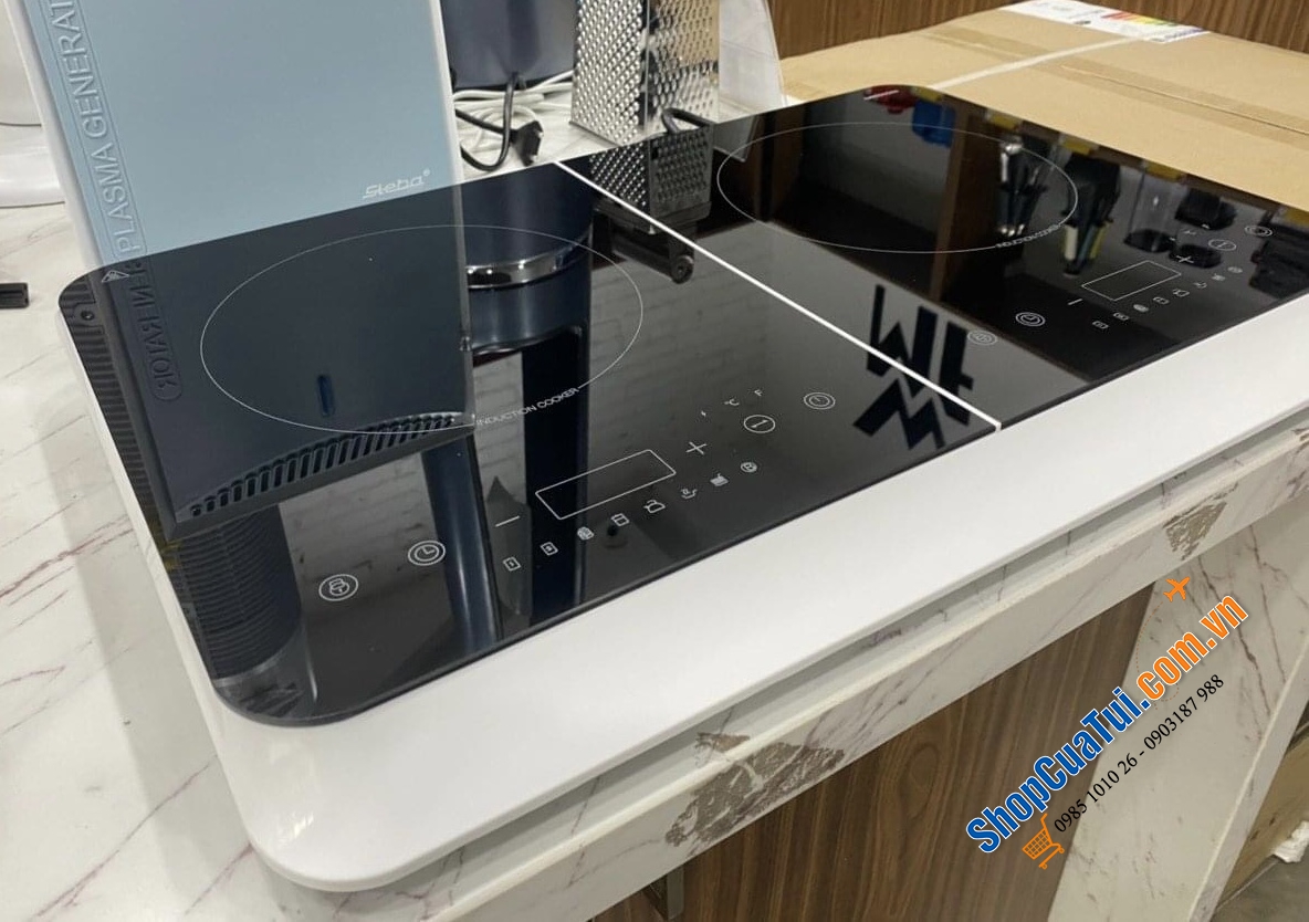 Bếp Từ Đôi Medion MD 18493 nấu nhanh hơn nhờ công suất cao 3500W với 10 mức điều chỉnh nhiệt độ