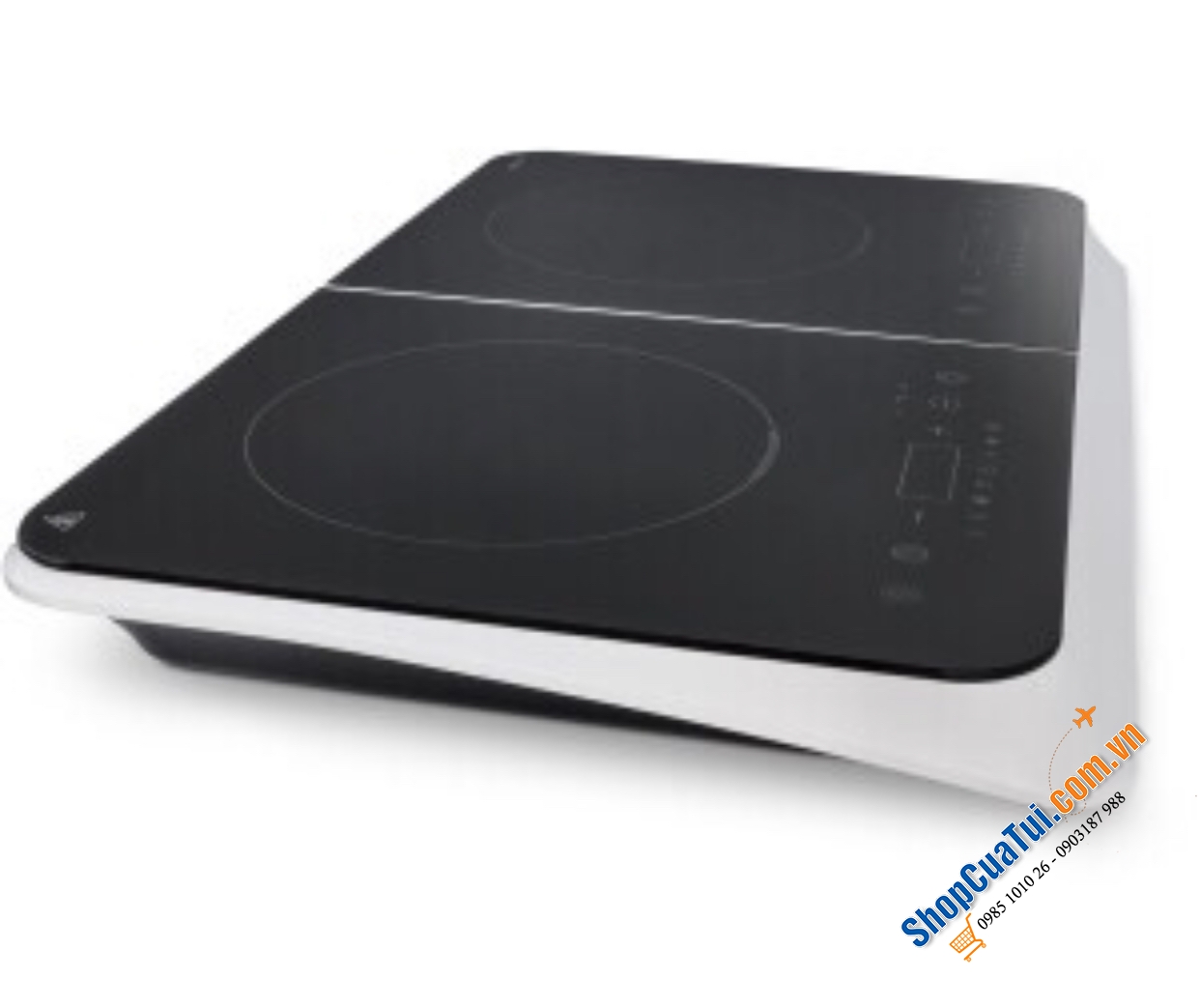 Bếp Từ Đôi Medion MD 18493 nấu nhanh hơn nhờ công suất cao 3500W với 10 mức điều chỉnh nhiệt độ