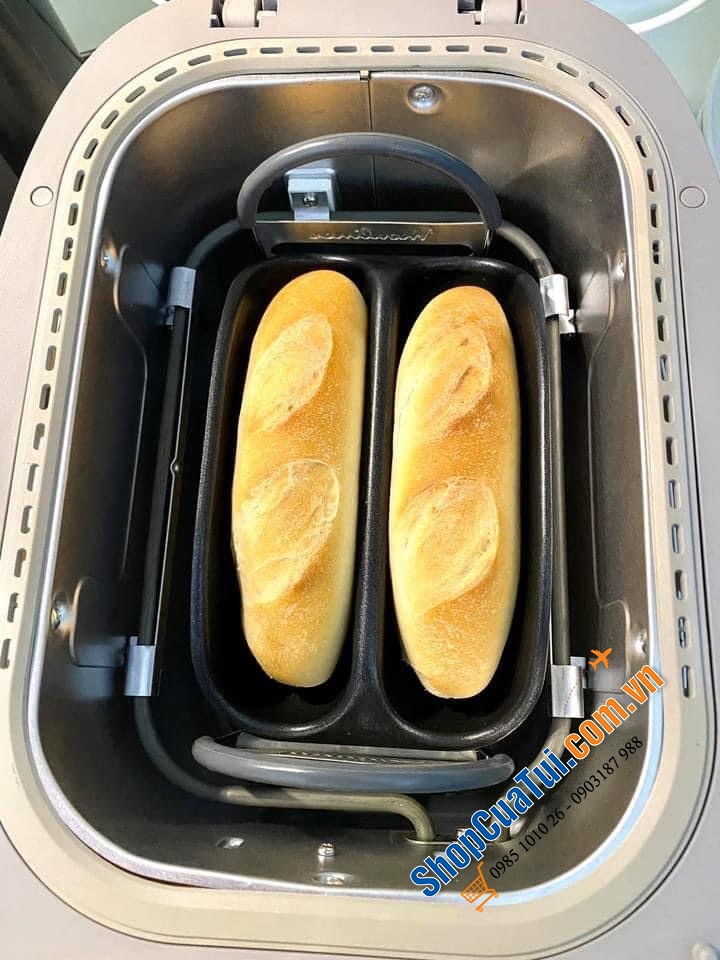 MÁY LÀM BÁNH MÌ TỰ ĐỘNG MOULINEX OW6101, 16 CHƯƠNG TRÌNH - để làm 16 loại bánh khác nhau: Bánh mì baguette, Bánh mì ngọt...