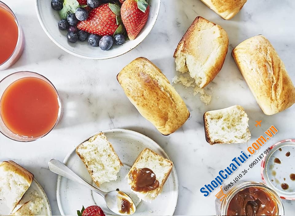 MÁY LÀM BÁNH MÌ TỰ ĐỘNG MOULINEX OW6101, 16 CHƯƠNG TRÌNH - để làm 16 loại bánh khác nhau: Bánh mì baguette, Bánh mì ngọt...