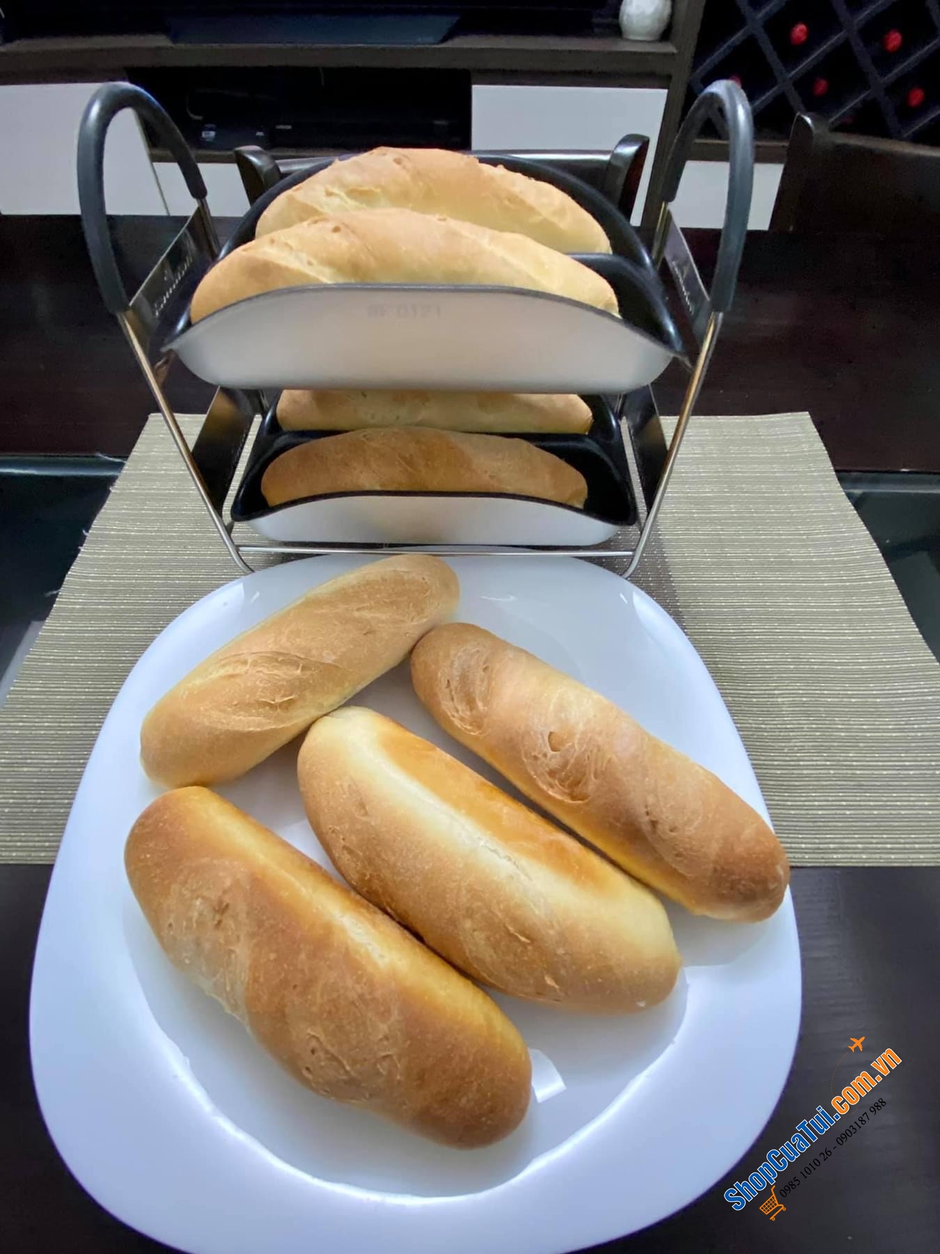 MÁY LÀM BÁNH MÌ TỰ ĐỘNG MOULINEX OW6101, 16 CHƯƠNG TRÌNH - để làm 16 loại bánh khác nhau: Bánh mì baguette, Bánh mì ngọt...