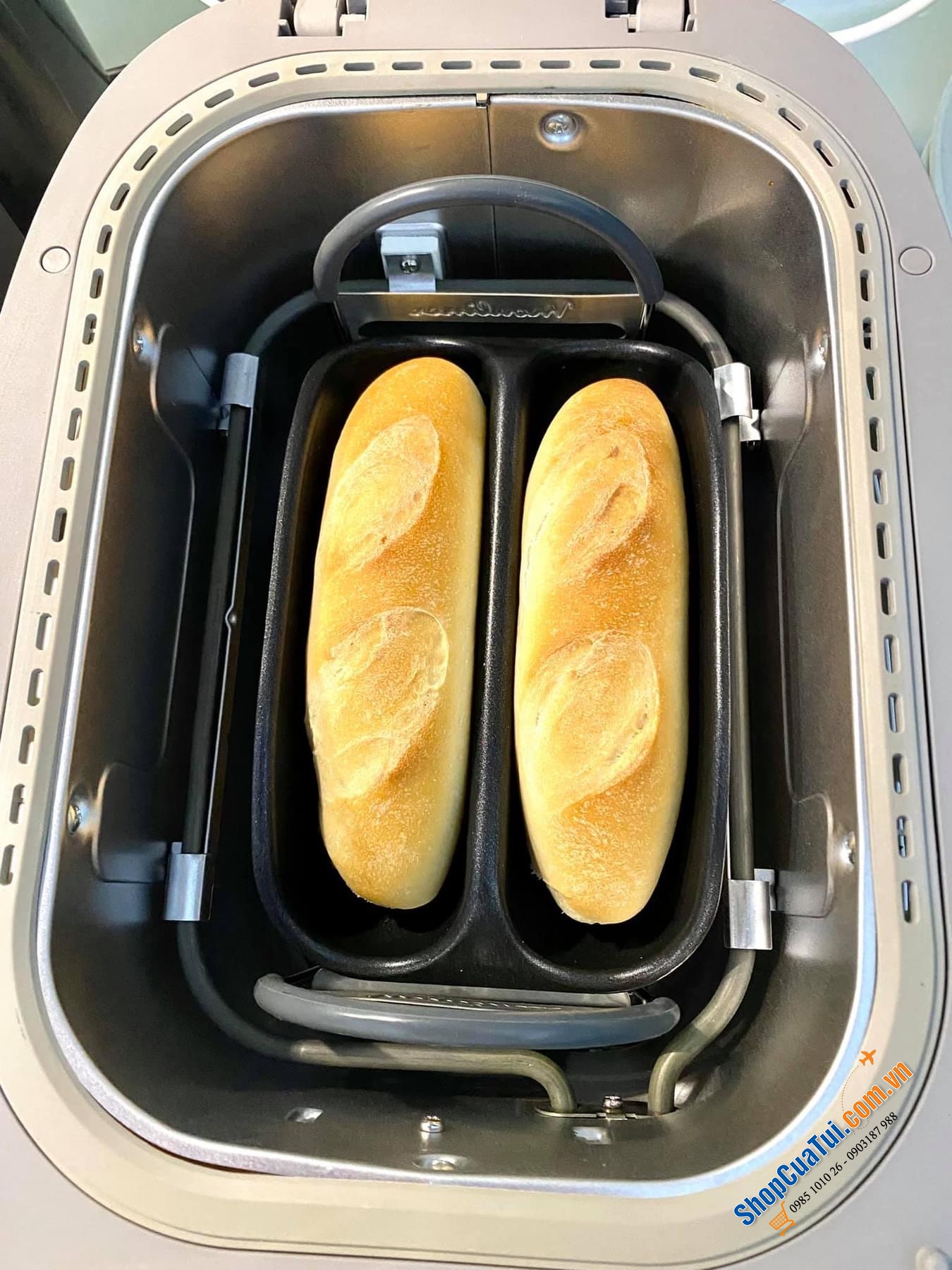 MÁY LÀM BÁNH MÌ TỰ ĐỘNG MOULINEX OW6101, 16 CHƯƠNG TRÌNH - để làm 16 loại bánh khác nhau: Bánh mì baguette, Bánh mì ngọt...