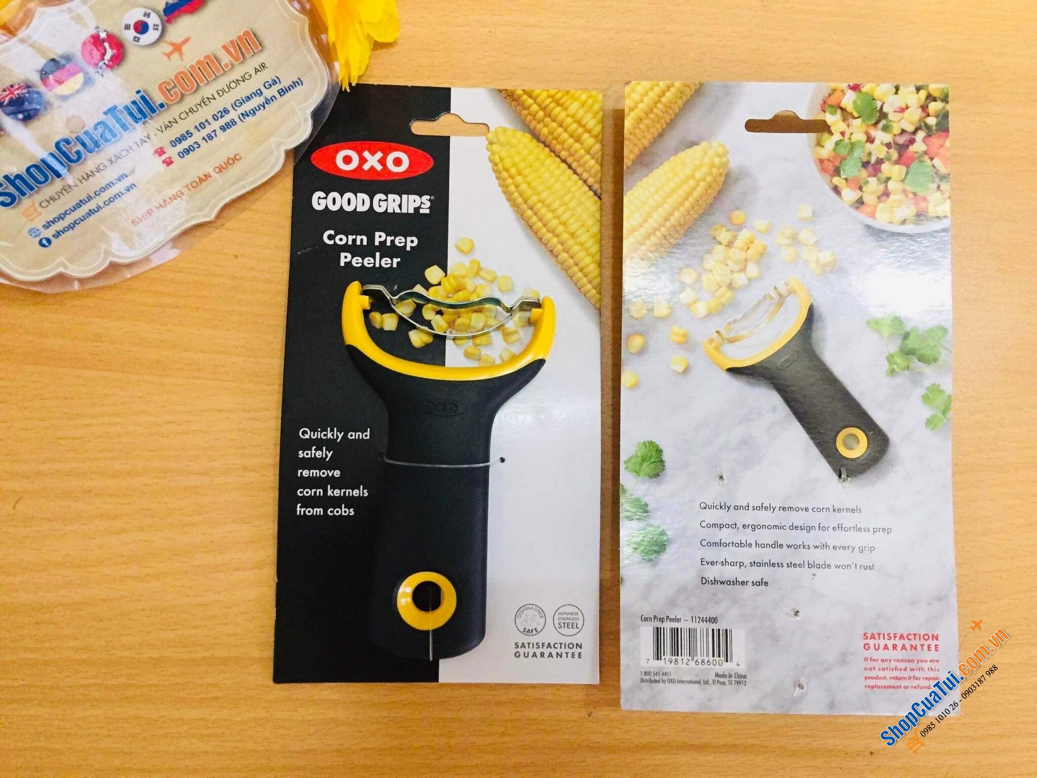 NẠO NGÔ OXO đáng yêu và siêu tiện.