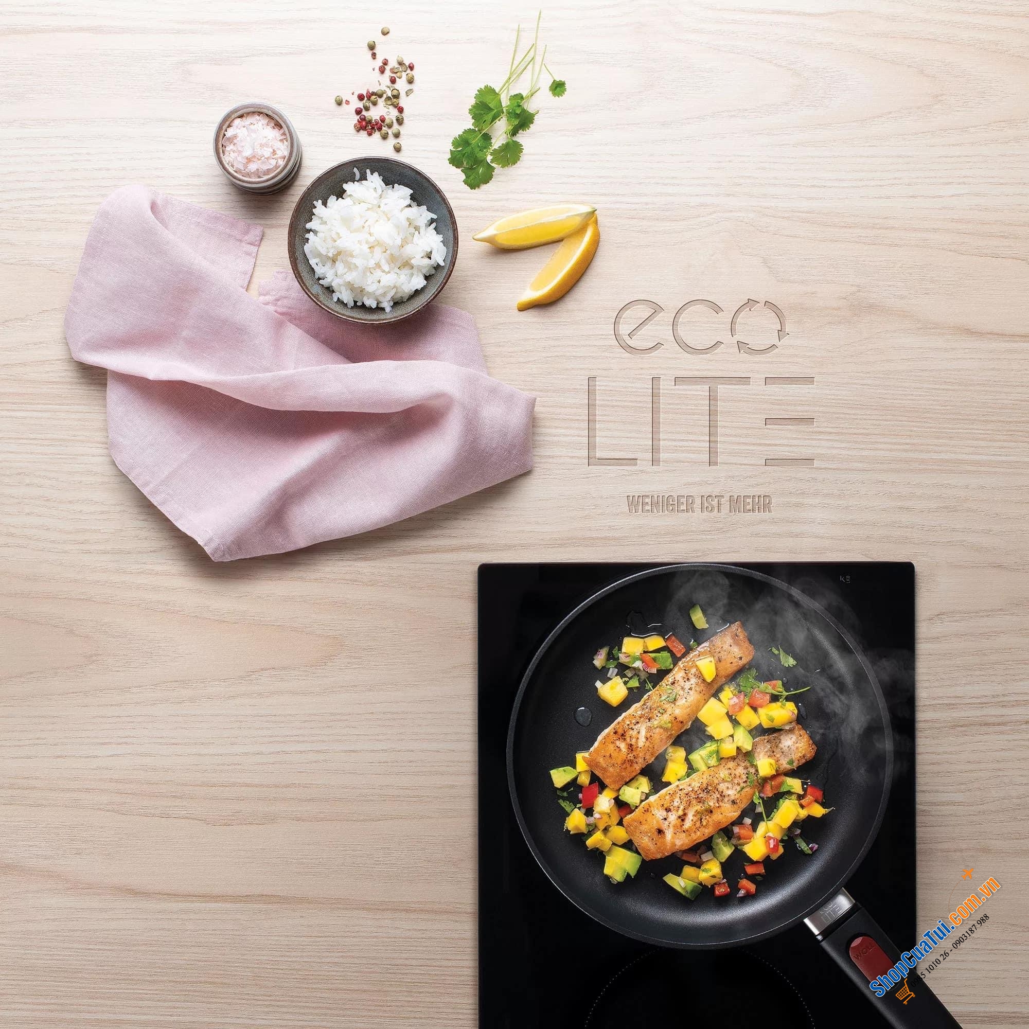 Chảo Woll Eco Lite Fry Pan đủ size - Làm hài lòng các bà nội trợ khó tính nhất. - Made in Germany