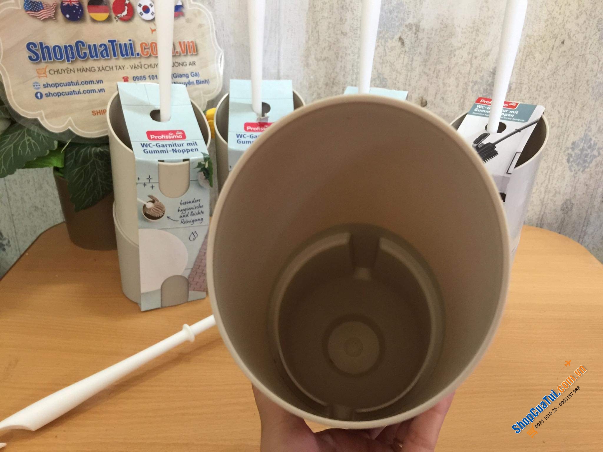 BỘ CHỔI CỌ NHÀ VỆ SINH SILICON PROFISSIMO.