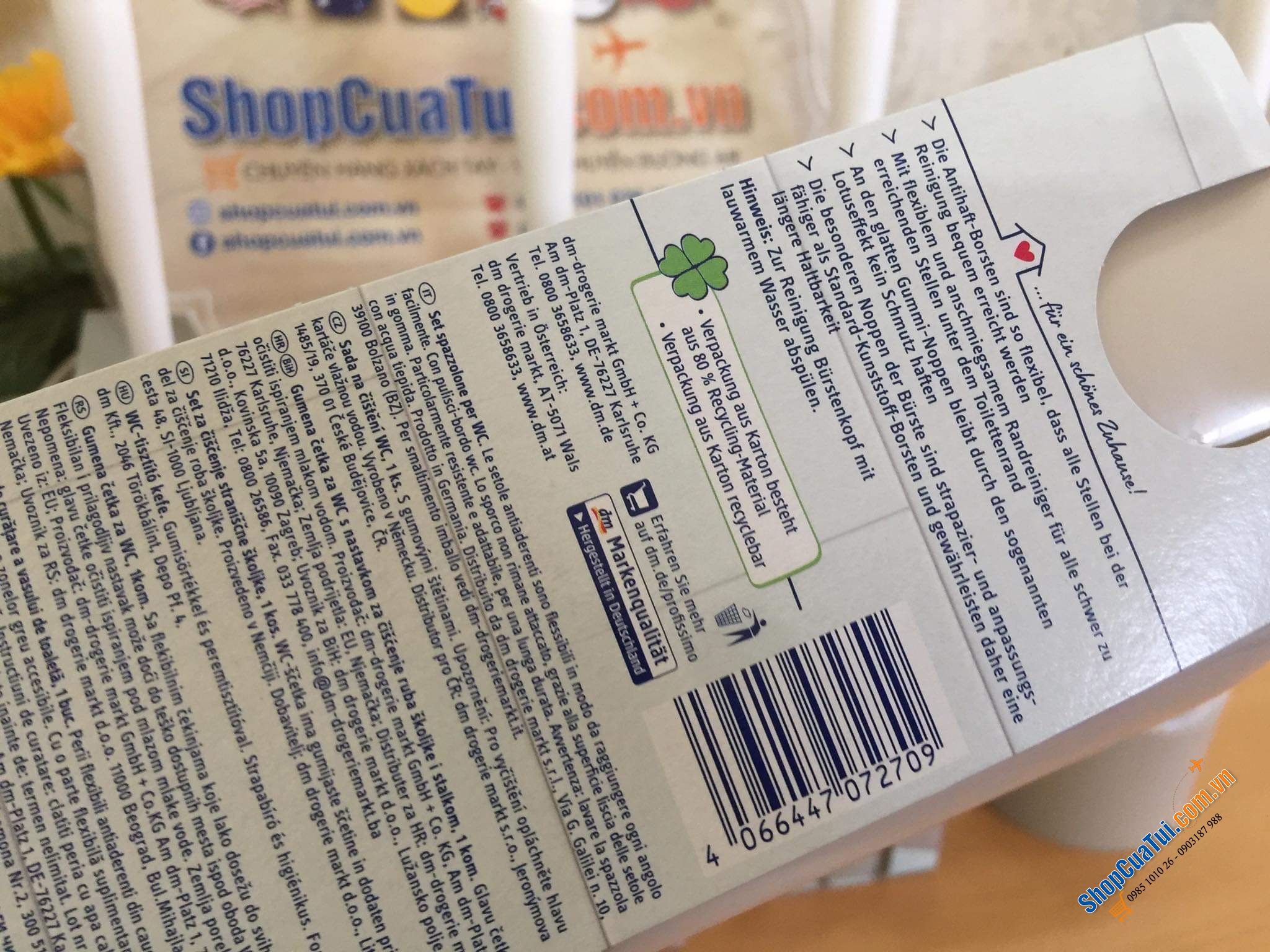 BỘ CHỔI CỌ NHÀ VỆ SINH SILICON PROFISSIMO.