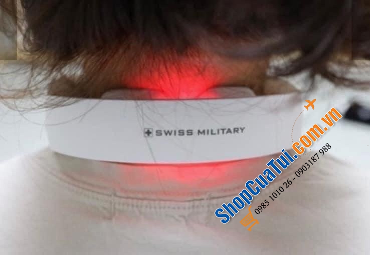 Máy mát xa cổ tần số thấp Swiss millitary (SMA-NM1000) giúp giảm cảm giác căng vai và mỏi cổ. Massage tại bất cứ đâu, bất cứ khi nào, ai cũng có thể dùng được