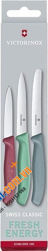 Set 3 DAO CẮT TỈA CƠ BẢN VICTORINOX FRESH ENERGY - MADE IN SWISS.