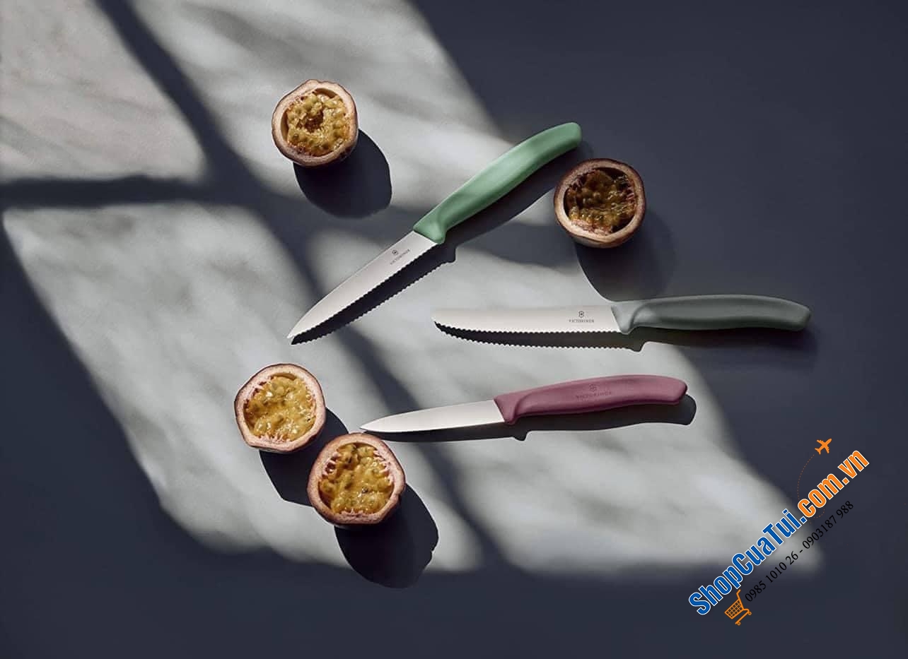 Set 3 DAO CẮT TỈA CƠ BẢN VICTORINOX FRESH ENERGY - MADE IN SWISS.