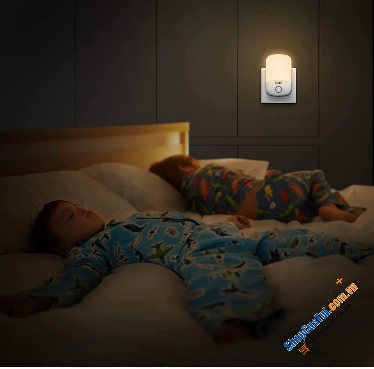 SET ĐÔI ĐÈN CẢM ỨNG GRITIN.