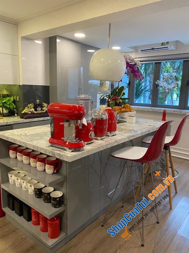 Máy nướng bánh mì SMEG TSF01RDEU MÀU ĐỎ - SIÊU PHẨM CHO BỮA SÁNG NGON - BỔ DƯỠNG - TIỆN LỢI