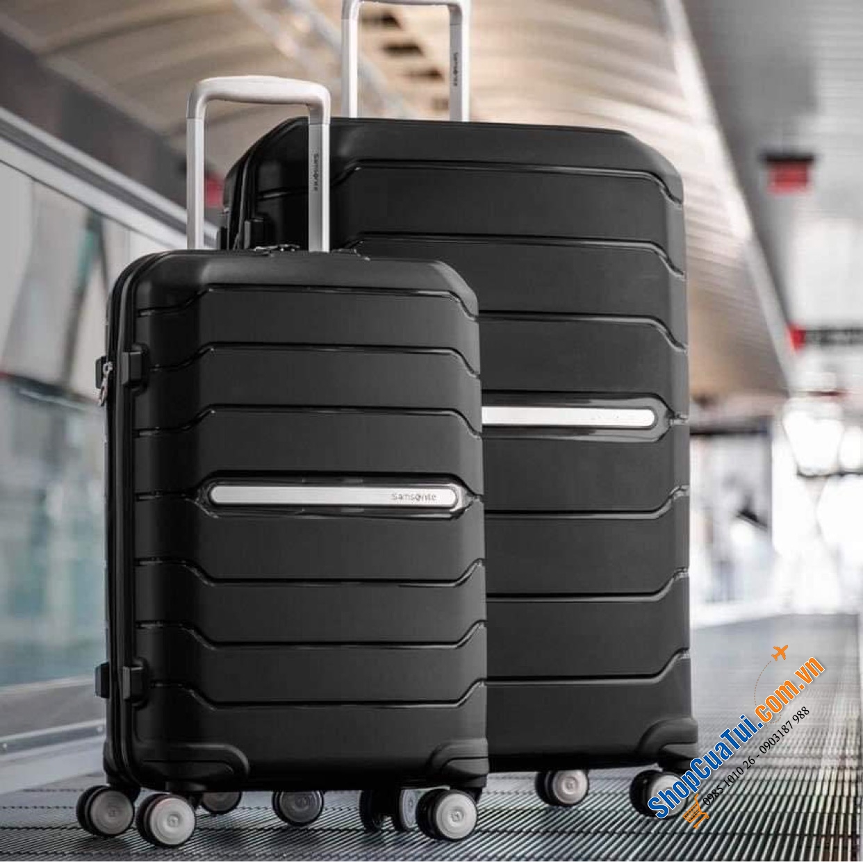 SÉT 2 Vali Samsonite Octo Eco - Dòng VIP đẳng cấp - đỉnh cao (2 size 20 -cabin, 24: size trung)