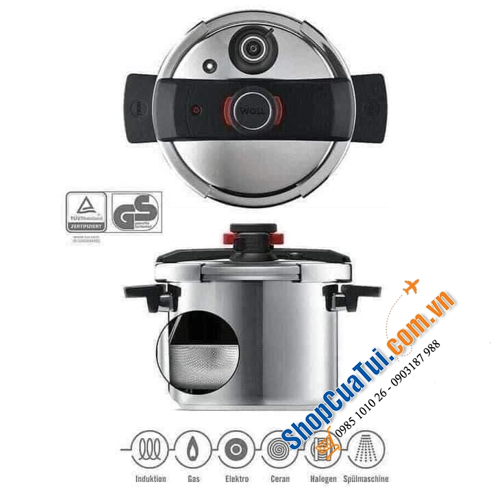 NỒI ÁP SUẤT WOLL PRESSURE PRO 22cm - MADE IN GERMANY.