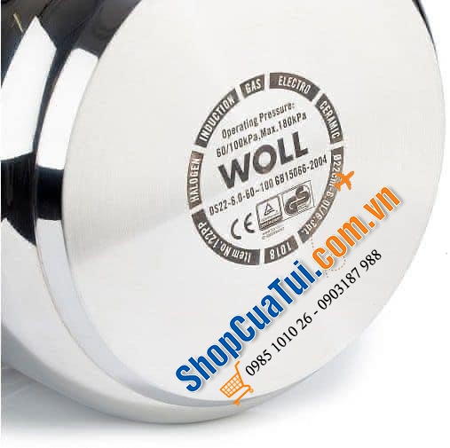 NỒI ÁP SUẤT WOLL PRESSURE PRO 22cm - MADE IN GERMANY.