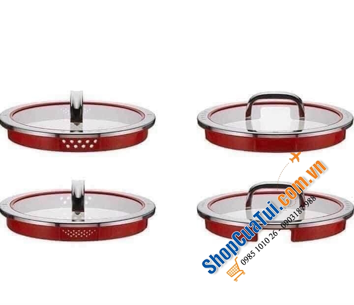 BỘ NỒI WMF FUNCTION 5 MÓN - Dòng cao cấp của WMF, niềm tự hào của hãng, với 4 nồi các kích cỡ và 1 quánh - vừa vặn cho căn bếp gia đình