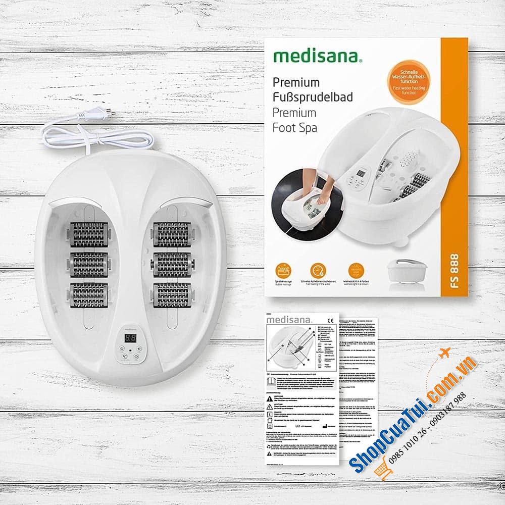 BỒN NGÂM CHÂN MASSAGER - MEDISANA FS888.