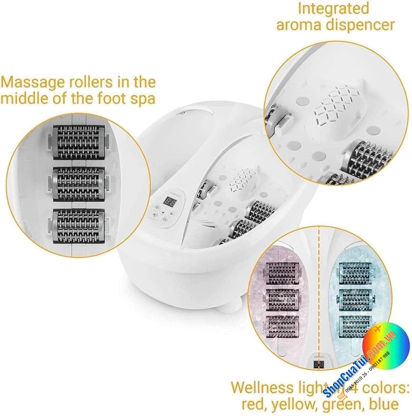 BỒN NGÂM CHÂN MASSAGER - MEDISANA FS888.