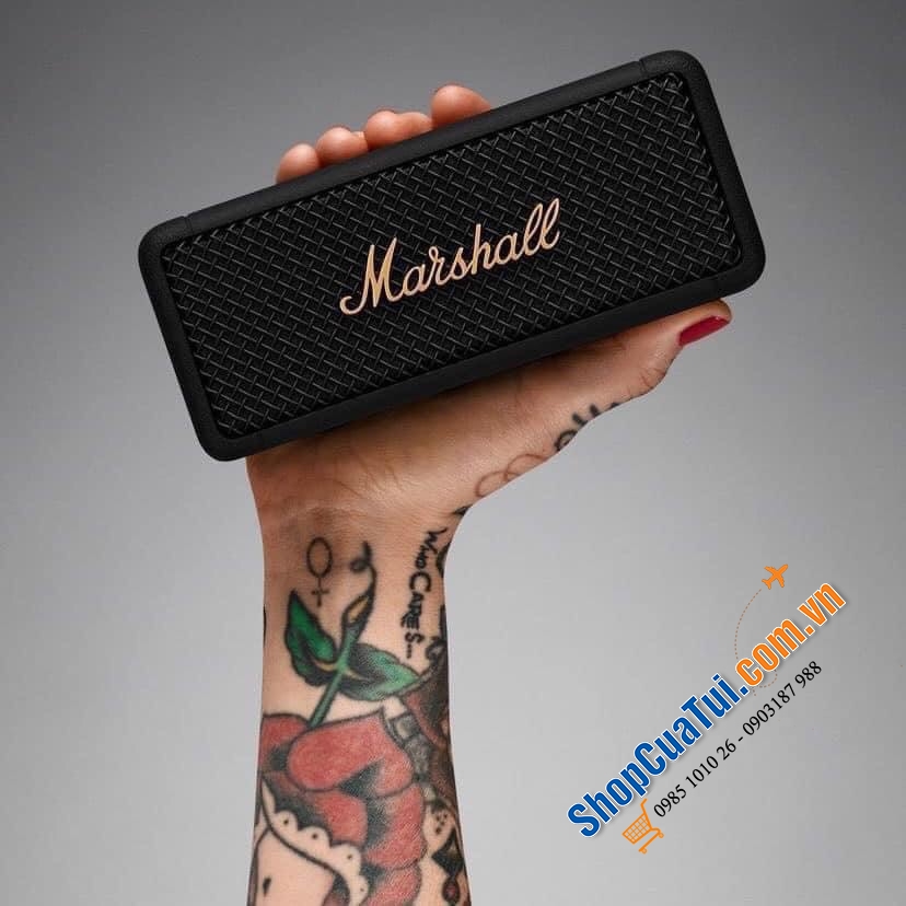 Marshall Emberton 2 - Màu trắng, màu đen - Mẫu loa nhỏ gọn nhất của đại gia đình Marshall