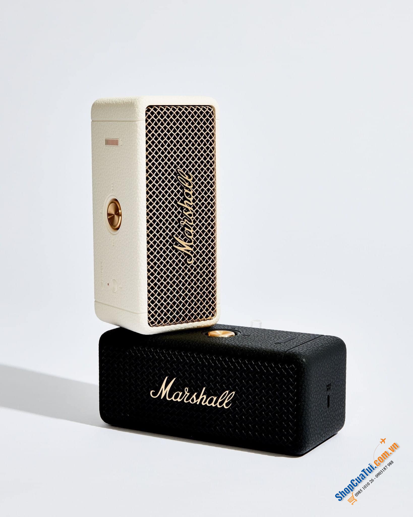 Marshall Emberton 2 - Màu trắng, màu đen - Mẫu loa nhỏ gọn nhất của đại gia đình Marshall