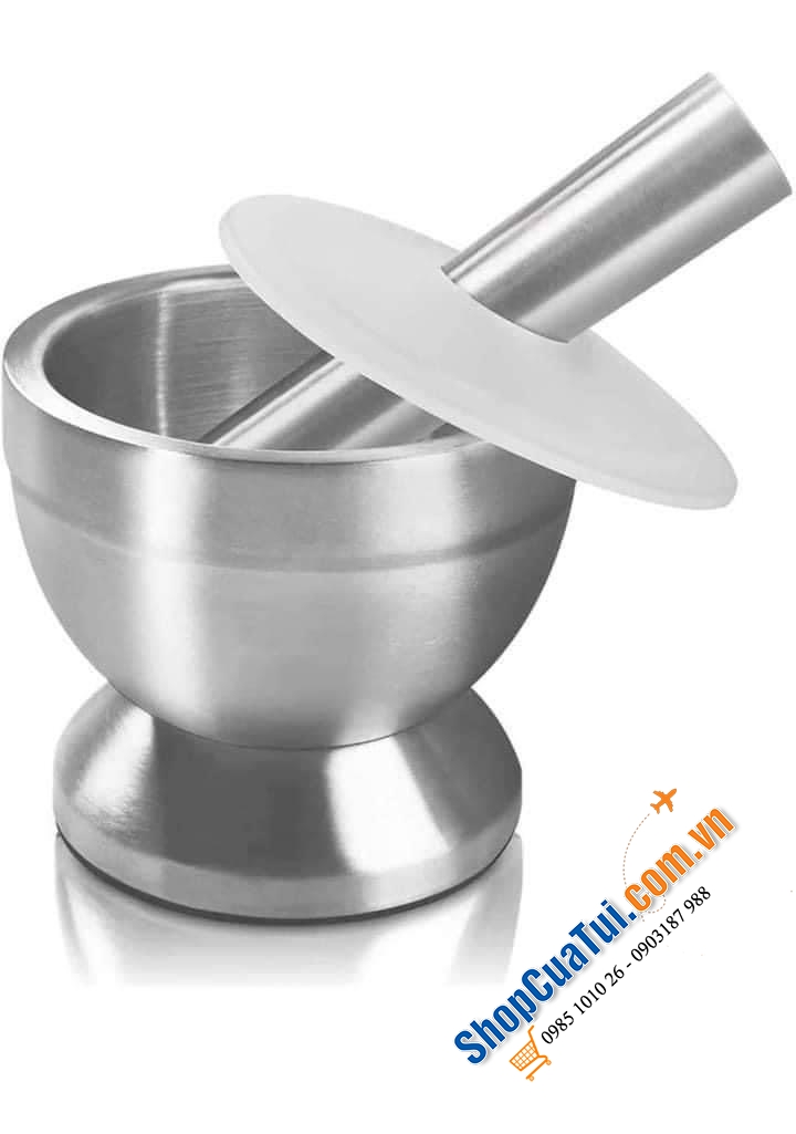 SET CHÀY CỐI SOPITO Kích thước 10*10*9 nhỏ xinh rất tiện lợi để nghiền gia vị, cầm đầm tay, giã siêu thích