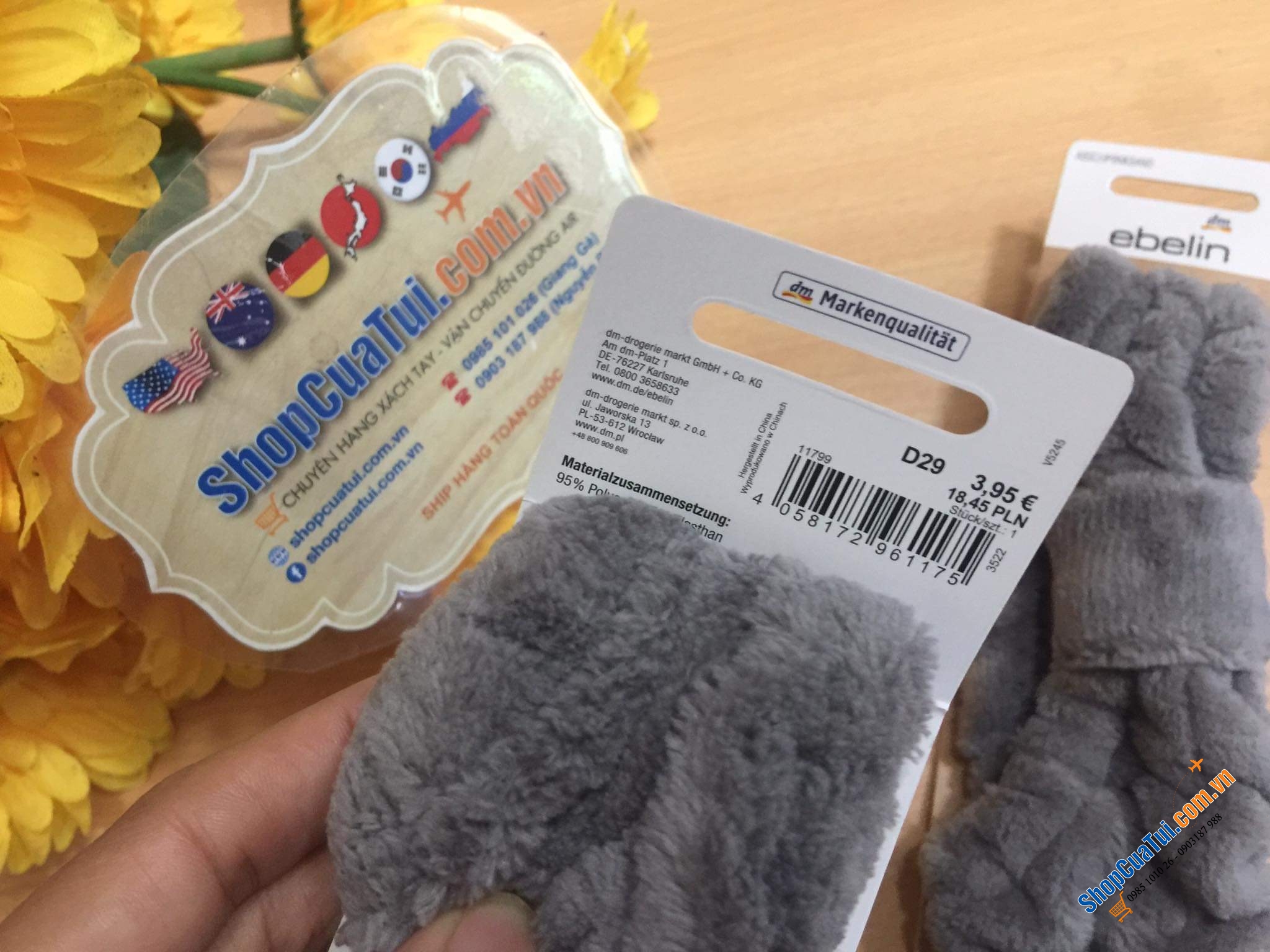 BỜM TÓC TRANG ĐIỂM - TẨY TRANG EBELIN.
