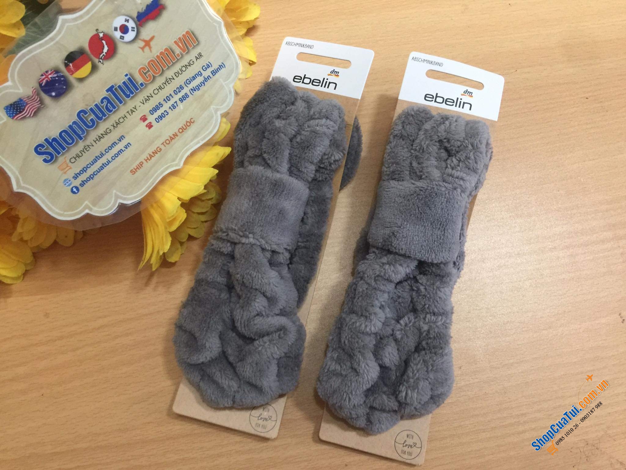 BỜM TÓC TRANG ĐIỂM - TẨY TRANG EBELIN.