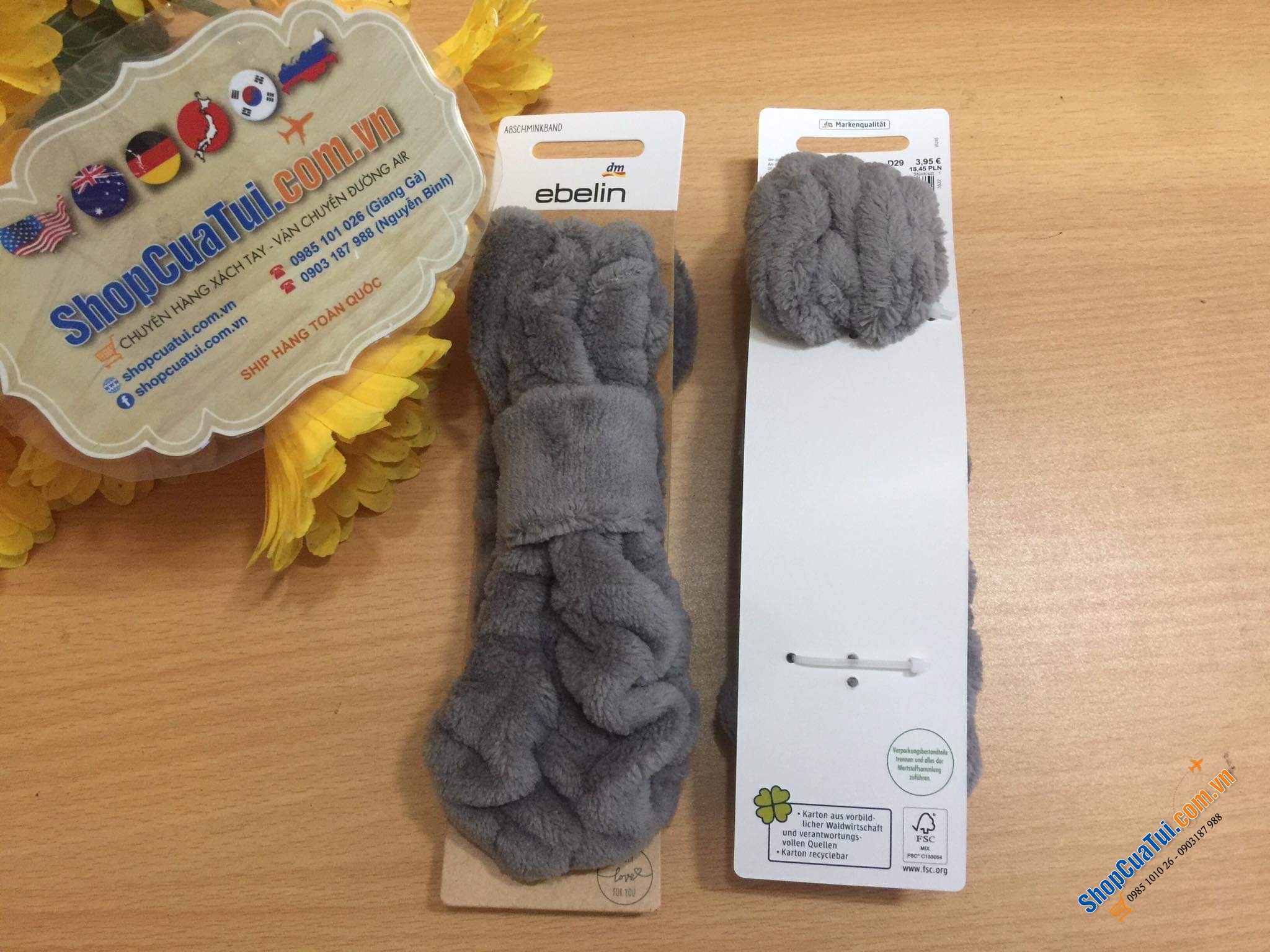 BỜM TÓC TRANG ĐIỂM - TẨY TRANG EBELIN.