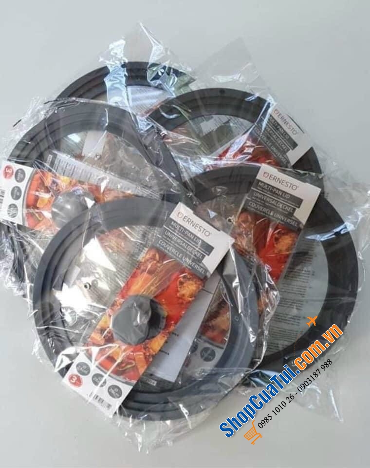 VUNG ĐA DI NĂNG  ERNESTO®, dùng cho mọi loại nồi, chảo size Ø 24 - 26- 28 cm -Tiện lợi!