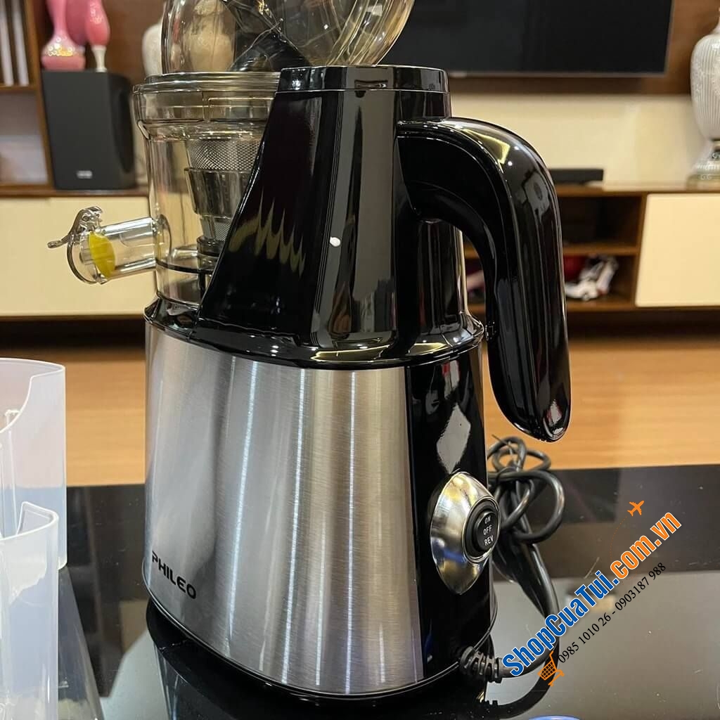 Máy Ép chậm nội địa Hàn Quốc - Phileo PH-266 - Bản sao của Hurom nổi tiếng với mức giá chưa tới 1/3 so với Hurom - ép được nguyên quả