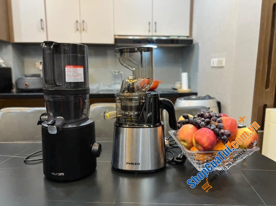Máy Ép chậm nội địa Hàn Quốc - Phileo PH-266 - Bản sao của Hurom nổi tiếng với mức giá chưa tới 1/3 so với Hurom - ép được nguyên quả