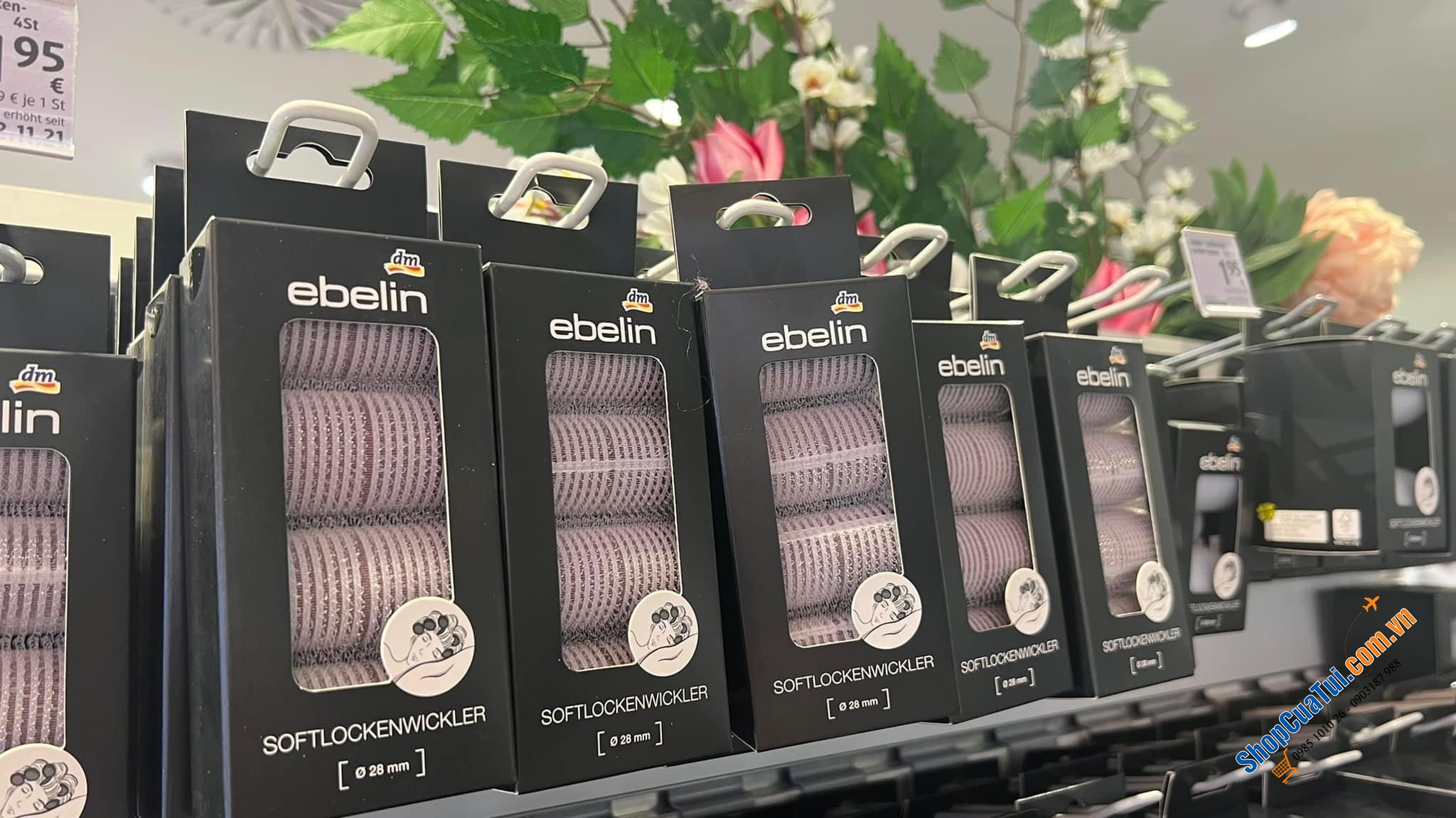 LÔ QUẤN TÓC SIÊU THÍCH EBELIN . SET 3 hoặc SET 4 LÔ CUỐN TÓC SIÊU THÍCH EBELIN