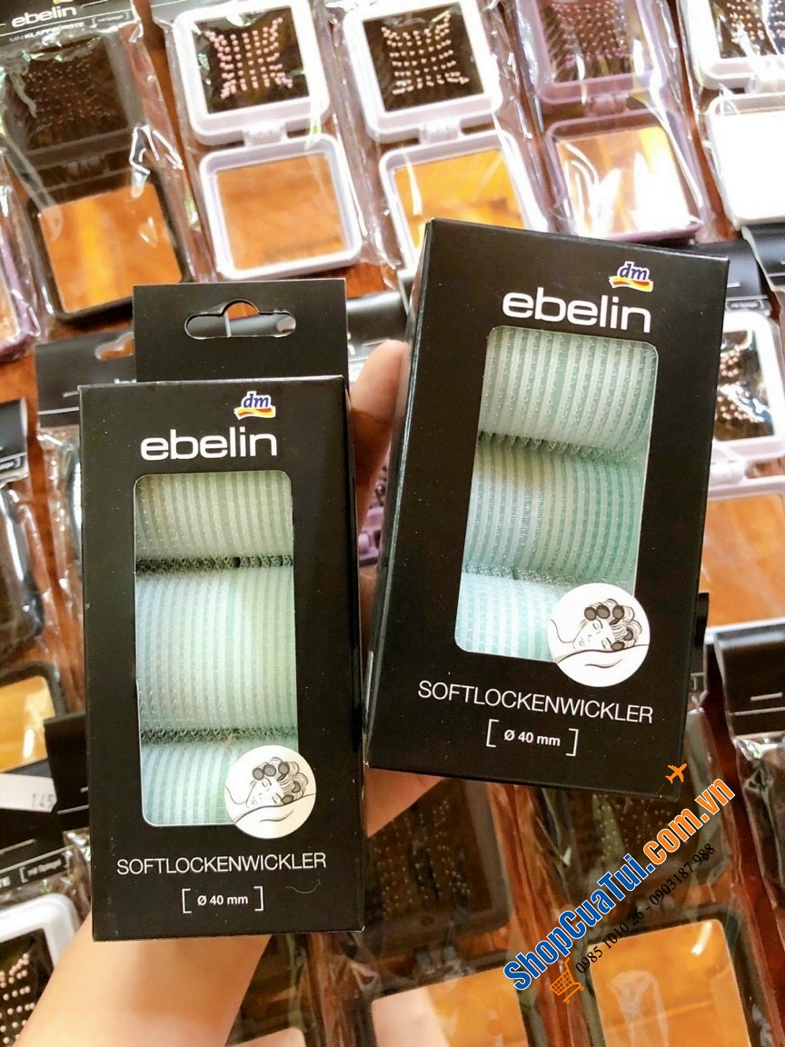 LÔ QUẤN TÓC SIÊU THÍCH EBELIN . SET 3 hoặc SET 4 LÔ CUỐN TÓC SIÊU THÍCH EBELIN