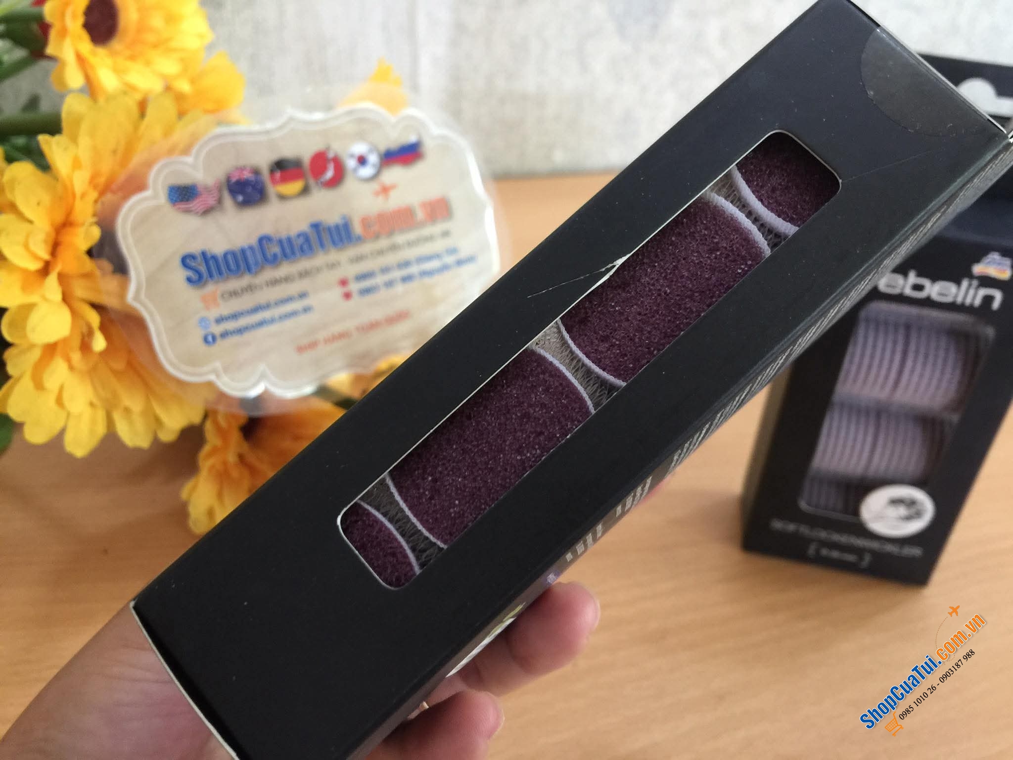 LÔ QUẤN TÓC SIÊU THÍCH EBELIN . SET 3 hoặc SET 4 LÔ CUỐN TÓC SIÊU THÍCH EBELIN