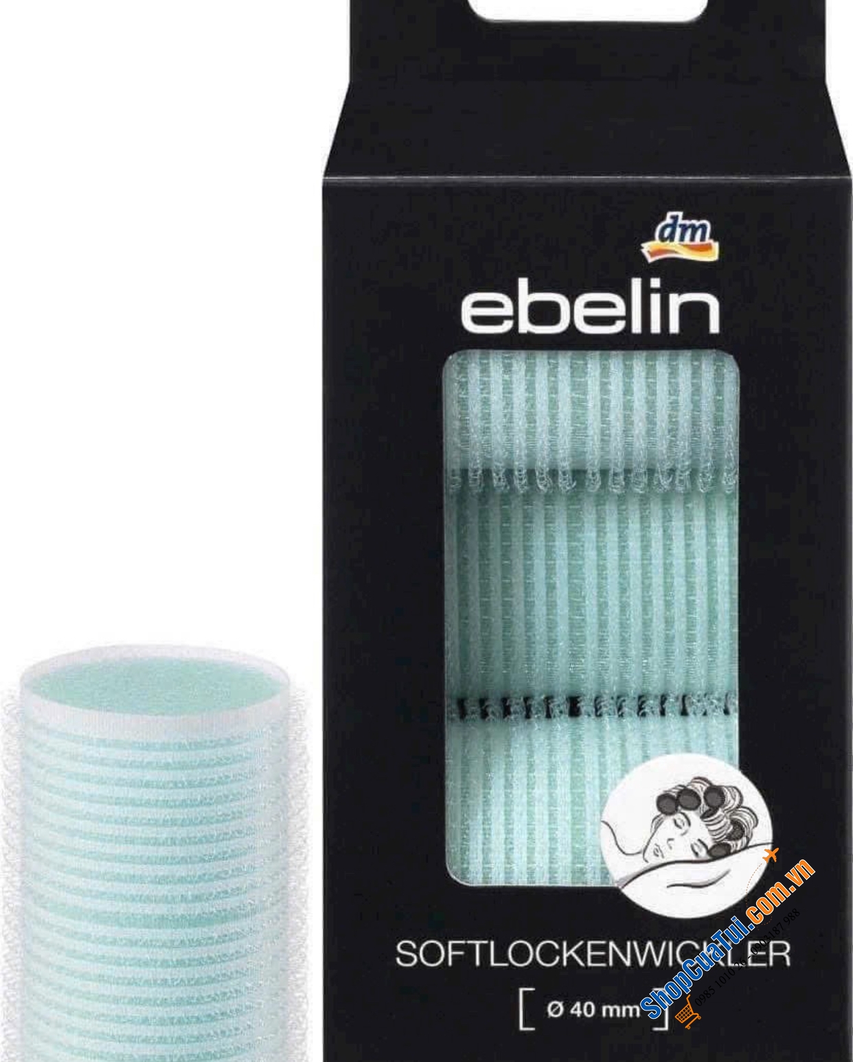 LÔ QUẤN TÓC SIÊU THÍCH EBELIN . SET 3 hoặc SET 4 LÔ CUỐN TÓC SIÊU THÍCH EBELIN