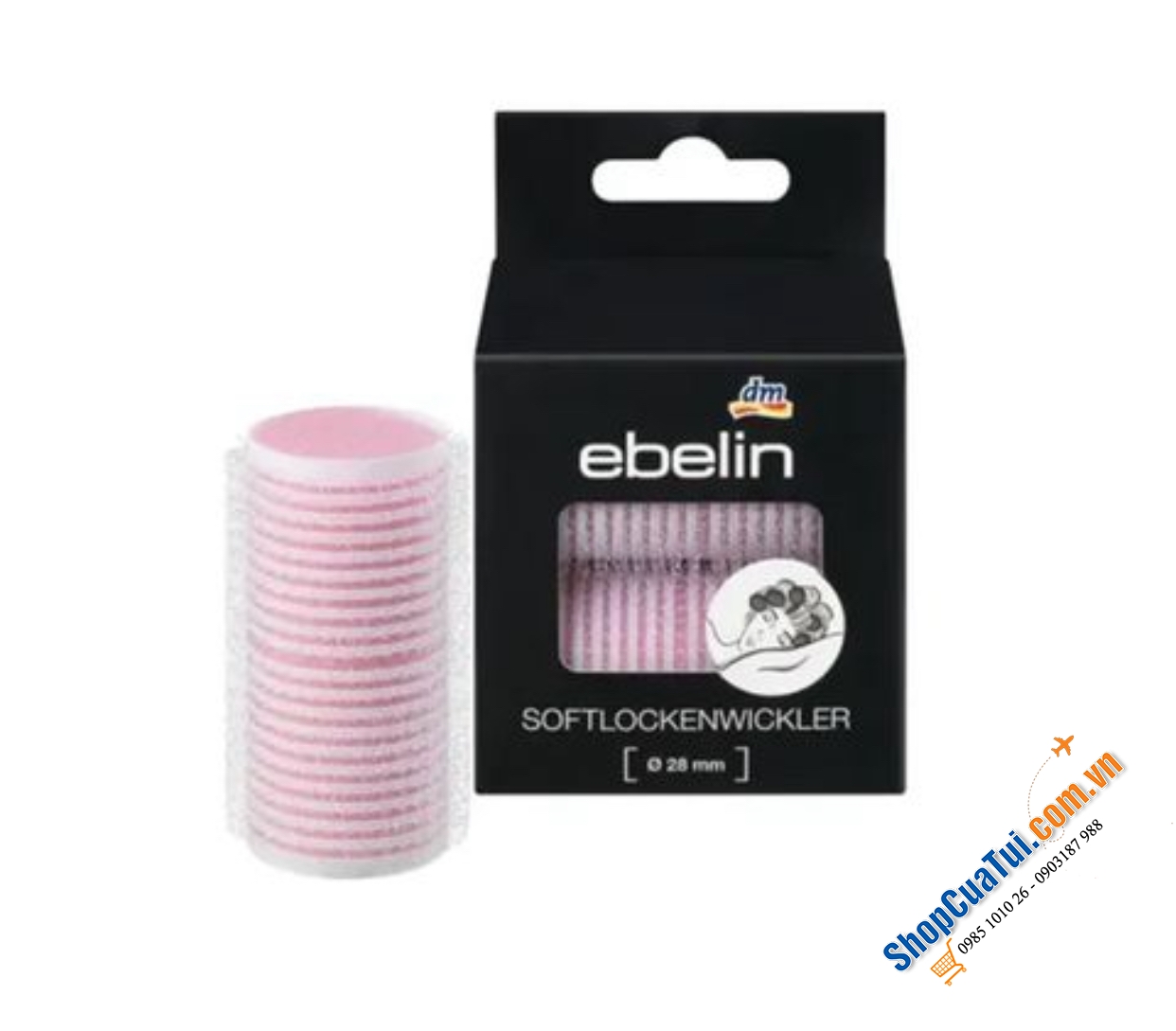 LÔ QUẤN TÓC SIÊU THÍCH EBELIN . SET 3 hoặc SET 4 LÔ CUỐN TÓC SIÊU THÍCH EBELIN