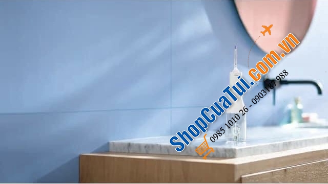 TĂM NƯỚC PHILIPS THẾ HỆ MỚI HX3806 Làm sạch các kẽ răng bằng công nghệ Quad Stream loại bỏ tới 99,9% mảng bám * trên các khu vực được điều trị