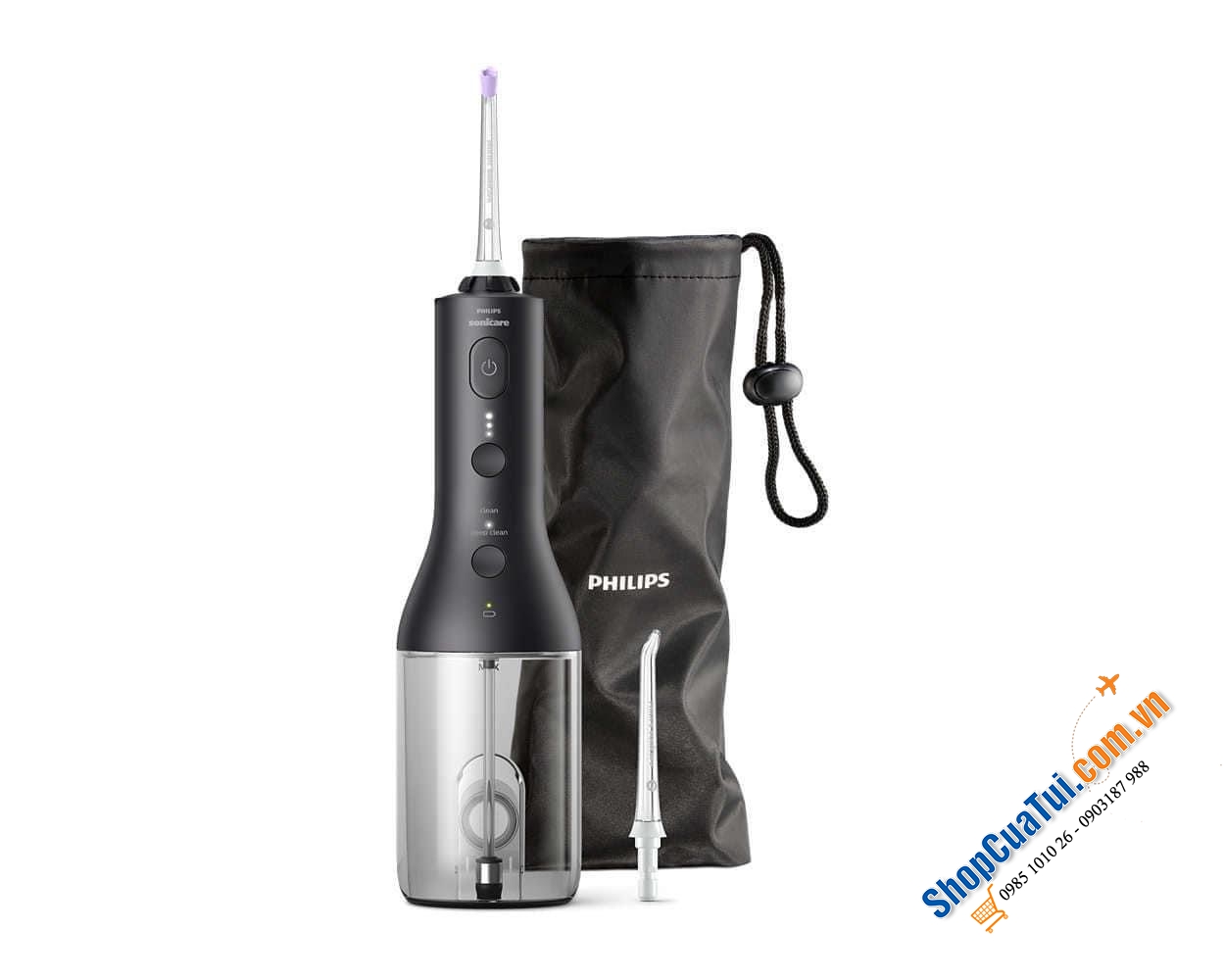 TĂM NƯỚC PHILIPS THẾ HỆ MỚI HX3806 Làm sạch các kẽ răng bằng công nghệ Quad Stream loại bỏ tới 99,9% mảng bám * trên các khu vực được điều trị