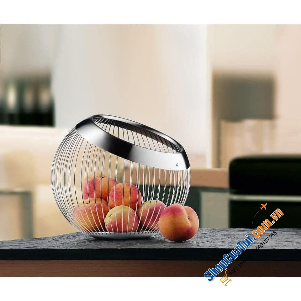 Rổ đựng - Giỏ đựng trái cây Wmf Lounge Living 06.6508.6030 - size 19cm - Vừa để đựng trái cây, vừa là vật trang trí bắt mắt cho ngôi nhà