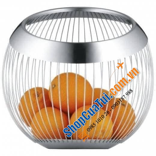 Rổ đựng - Giỏ đựng trái cây Wmf Lounge Living 06.6508.6030 - size 19cm - Vừa để đựng trái cây, vừa là vật trang trí bắt mắt cho ngôi nhà