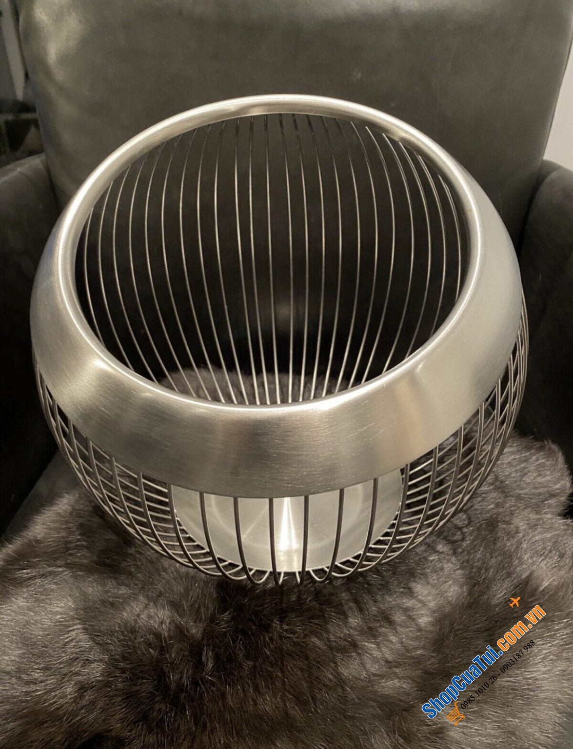 Rổ đựng - Giỏ đựng trái cây Wmf Lounge Living 06.6508.6030 - size 19cm - Vừa để đựng trái cây, vừa là vật trang trí bắt mắt cho ngôi nhà