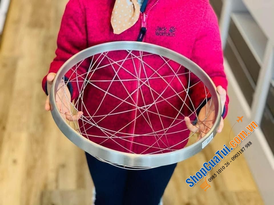 RỔ ĐỰNG, GIỎ HOA QUẢ WMF LOUNGE 30cm - Những sợi thép tưởng chừng cứng nhắc thành mềm mại, căng đọng nghệ thuật - Rổ lưới inox WMF Korb Chaos Lounge Living
