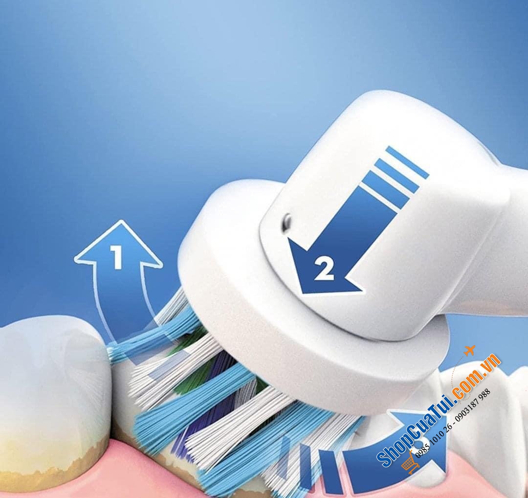 Set Bàn chải điện + tăm nước Oral-B OxyJet Smart 5000 - mua 1 được 2 - Hữu dụng với người bị viêm lợi hay người đang niềng răng