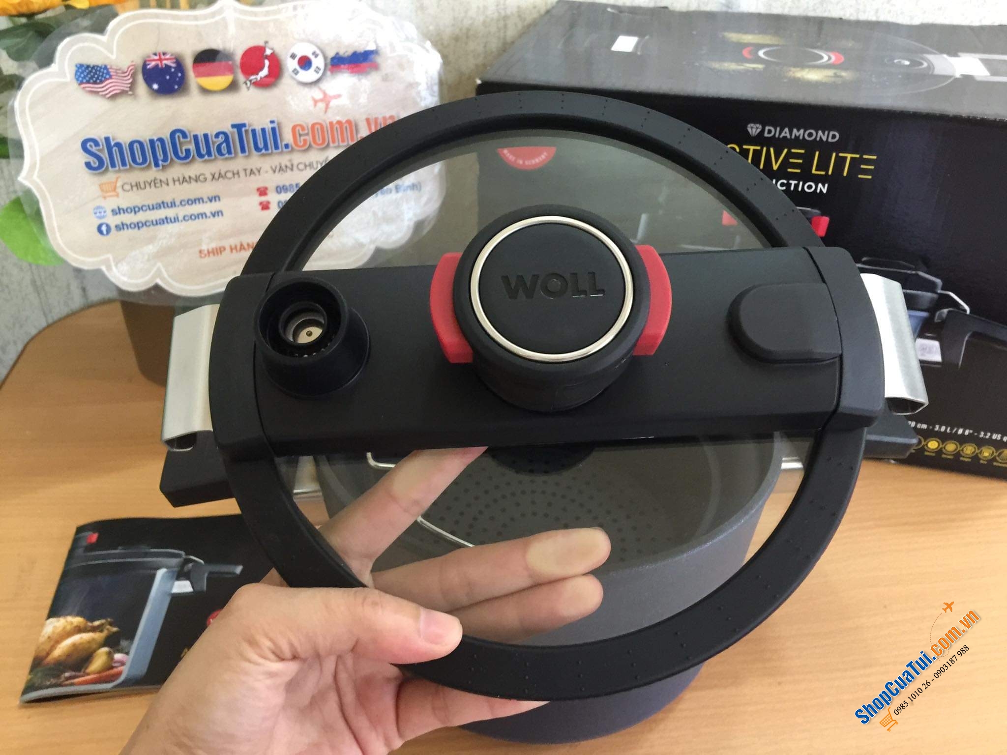 Nồi Áp Suất Woll 120-1DALI Size 20cm 3L.