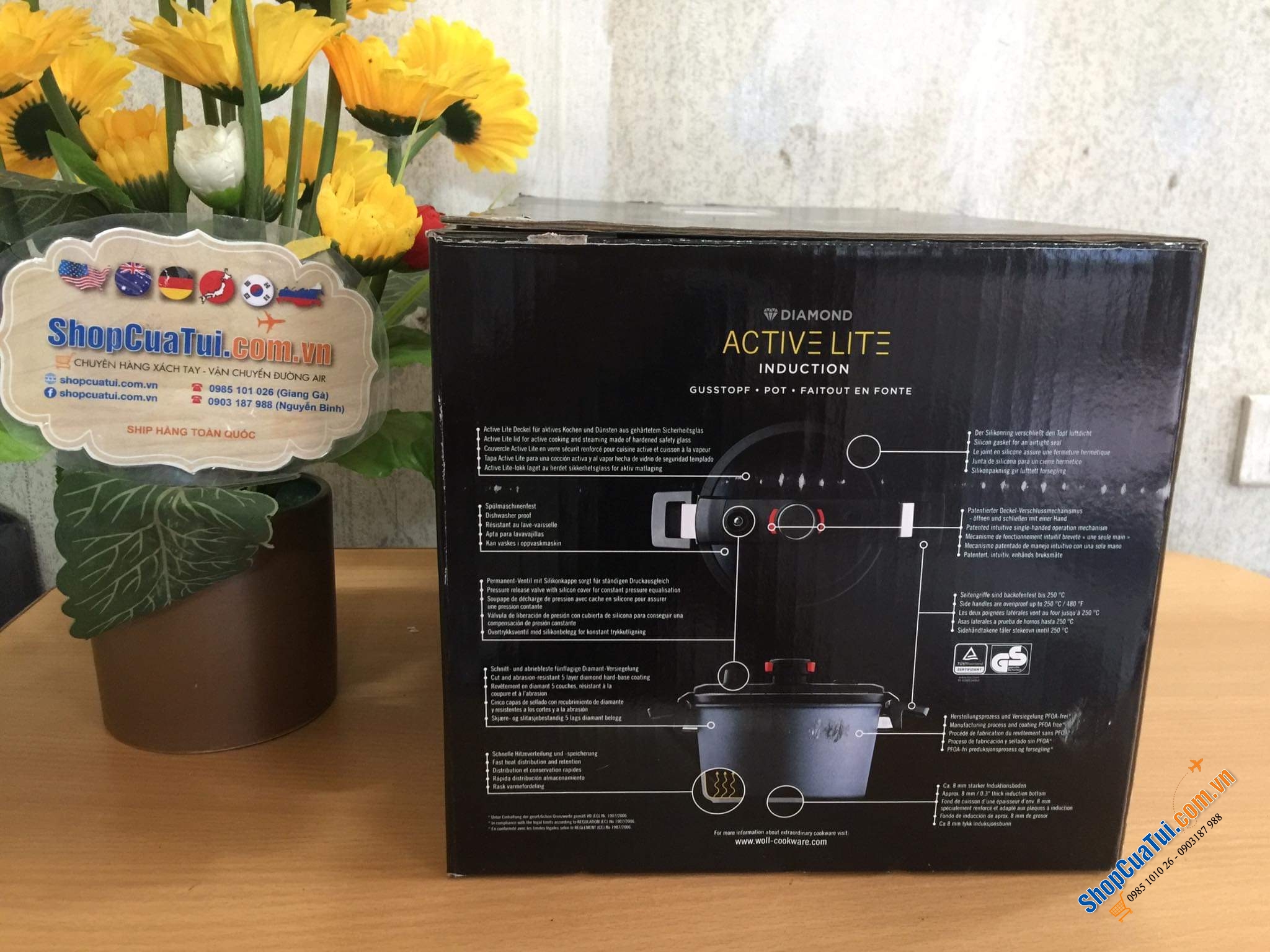 Nồi Áp Suất Woll 120-1DALI Size 20cm 3L.