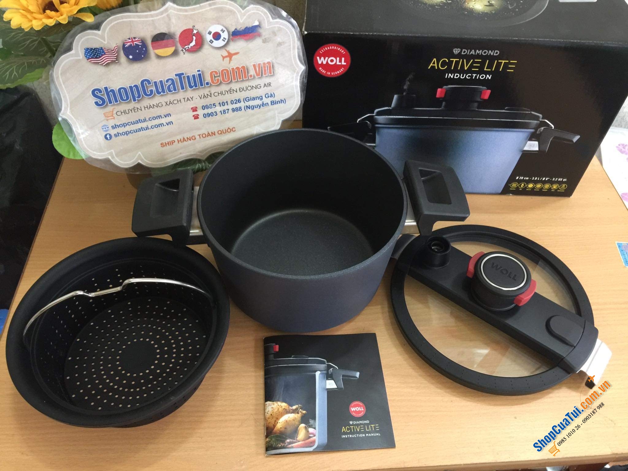 Nồi Áp Suất Woll 120-1DALI Size 20cm 3L.